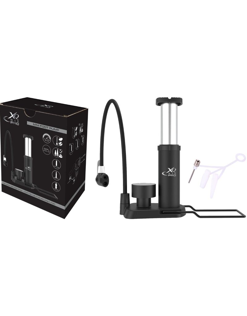 XQ Max Pro Mini Voetpomp met Drukmeter