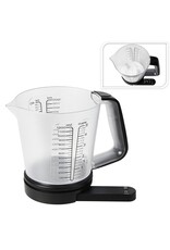Excellent Houseware Keukenweegschaal met Maatbeker - 1200 ml - tot 5 kg
