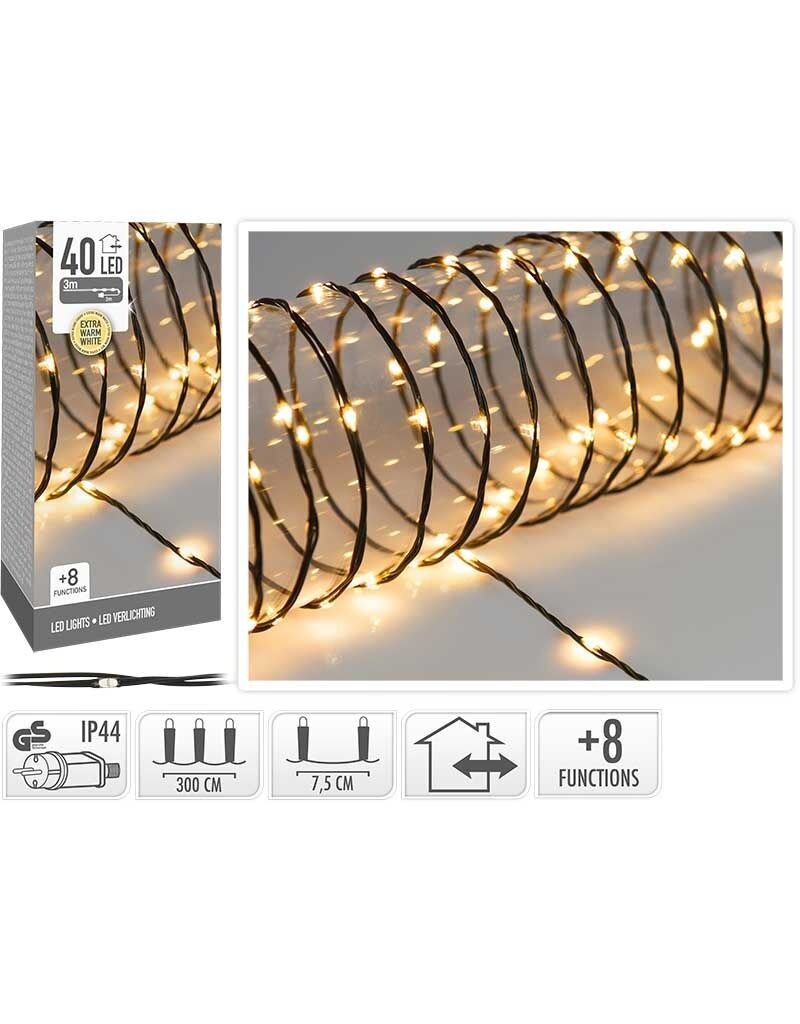 Soft Wire - 40 LED - extra warm wit