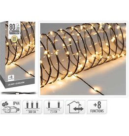 LED Verlichting 80 LED - 6 meter - extra warm wit - Soft Wire