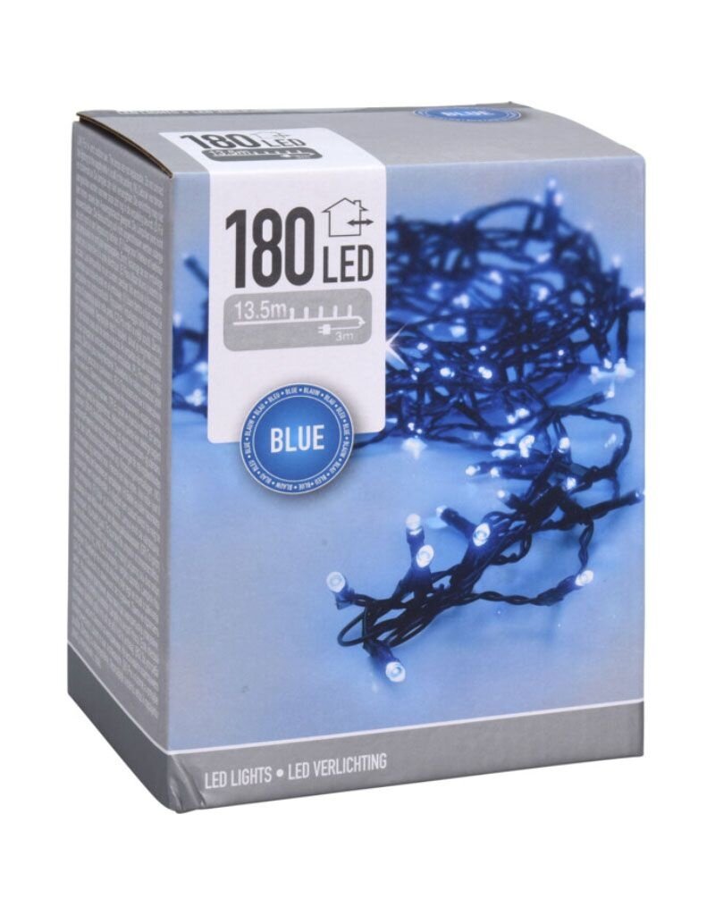 LED verlichting - 180 LED - 13.5 meter - blauw