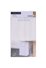 Opvouwbare Wasmand - Bamboe - Wit