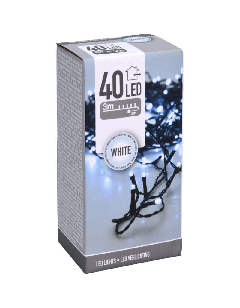 LED verlichting 40 LED - 3 meter wit