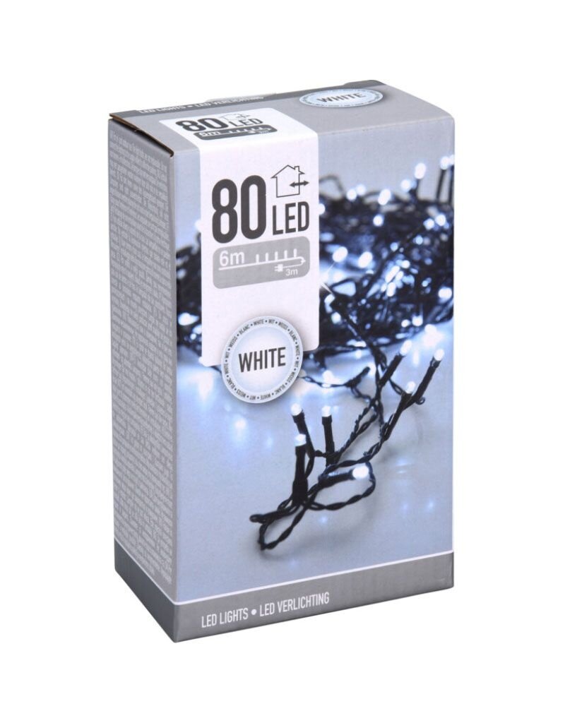 LED verlichting 80 LED - 6 meter wit