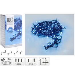 LED verlichting - 80 LED - 6 meter - blauw