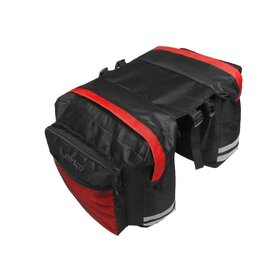 Ceruzo Dubbele Fietstas - 30 Liter - Rood