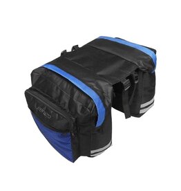 Ceruzo Dubbele Fietstas - 30 Liter - Blauw