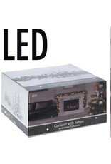 Guirlande met 30 LED - warm wit - 2.70 meter - met timer - op batterij