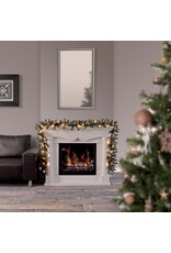 Guirlande met 30 LED - warm wit - 2.70 meter - met timer - op batterij