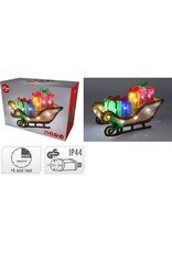 Kerstfiguur Acryl - Arreslee met led - 40 cm