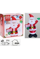 Opblaasbare Kerstman 125cm - met verlichting