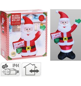 Opblaasbare Kerstman 125cm - met verlichting