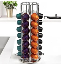 Ceruzo Capsulehouder - Geschikt voor 42 Nespresso Koffiecups - Draaibaar