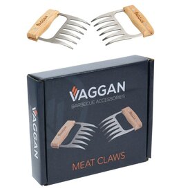Vaggan Vleesklauwen voor de BBQ - Pulled Pork Klauwen - 2 stuks