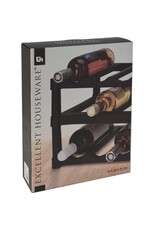 Excellent Houseware Wijnrek - Kunststof - voor 12 Flessen