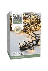 Microcluster - 560 led - 11m - warm wit - Timer - Lichtfuncties - Geheugen - Buiten