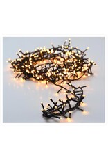 Microcluster - 1200 led - 24m - extra warm wit - Timer - Lichtfuncties - Geheugen - Buiten