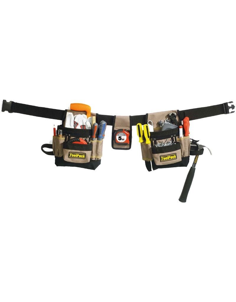 Toolpack ToolPack Gereedschapsgordel met 2 tassen
