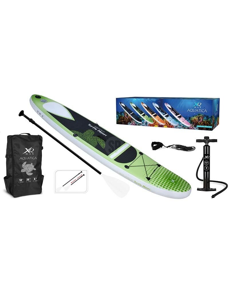 XQ Max SUP Board Aquatica - 305cm - tot 150kg - Turtle Maori
