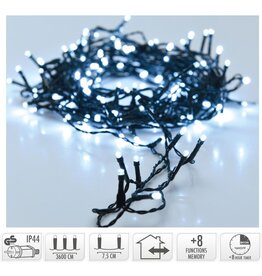 Kerstverlichting 480 led- 36m - wit - Timer - Lichtfuncties - Geheugen - Buiten