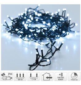 Kerstverlichting 40 led- 3m - wit - Timer - Lichtfuncties - Geheugen - Buiten