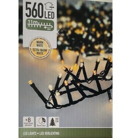 Microcluster - 560 led - 11m - two tone romantic - Timer - Lichtfuncties - Geheugen - Buiten
