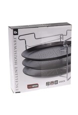 Excellent Houseware Pizzabakset - 4 delig - non-stick