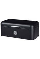 Excellent Houseware Metalen Broodtrommel - zwart