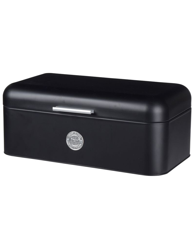 Excellent Houseware Metalen Broodtrommel - zwart