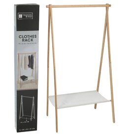 Trends4You Houten Kledingrek - 155x86x57
