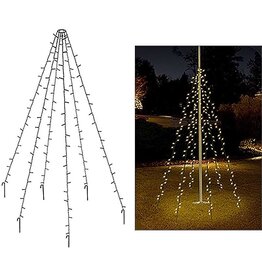 Vlaggenmast verlichting 360 LED's - 800cm