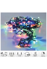 Kerstverlichting 120 led- 9m - multicolor - Timer - Lichtfuncties - Geheugen - Buiten
