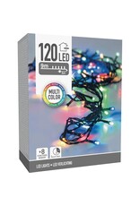 Kerstverlichting 120 led- 9m - multicolor - Timer - Lichtfuncties - Geheugen - Buiten