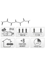 Kerstverlichting 120 led- 9m - multicolor - Timer - Lichtfuncties - Geheugen - Buiten