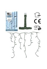 IJspegel verlichting - 90 LED - 3 meter - wit