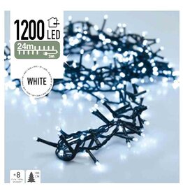 DecorativeLighting Micro Cluster 1200 LED's - 24 meter - wit - 8 functies + geheugen