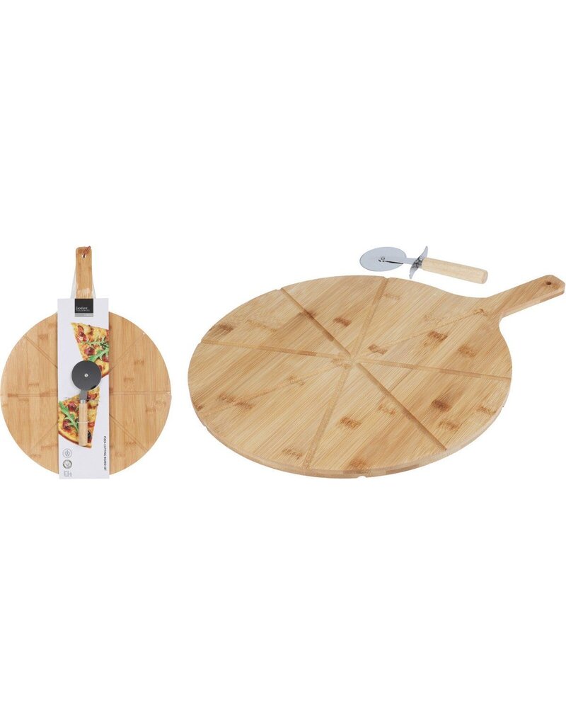 Excellent Houseware Pizza Snijplank met Snijder