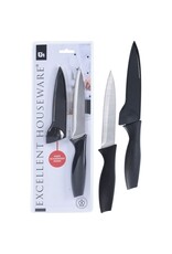 Excellent Houseware Keukenmes - incl. houder en slijper