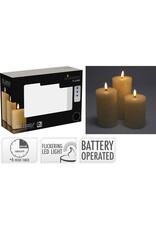 Ledkaarsen met Afstandsbediening - Timer - Ivoorkleur