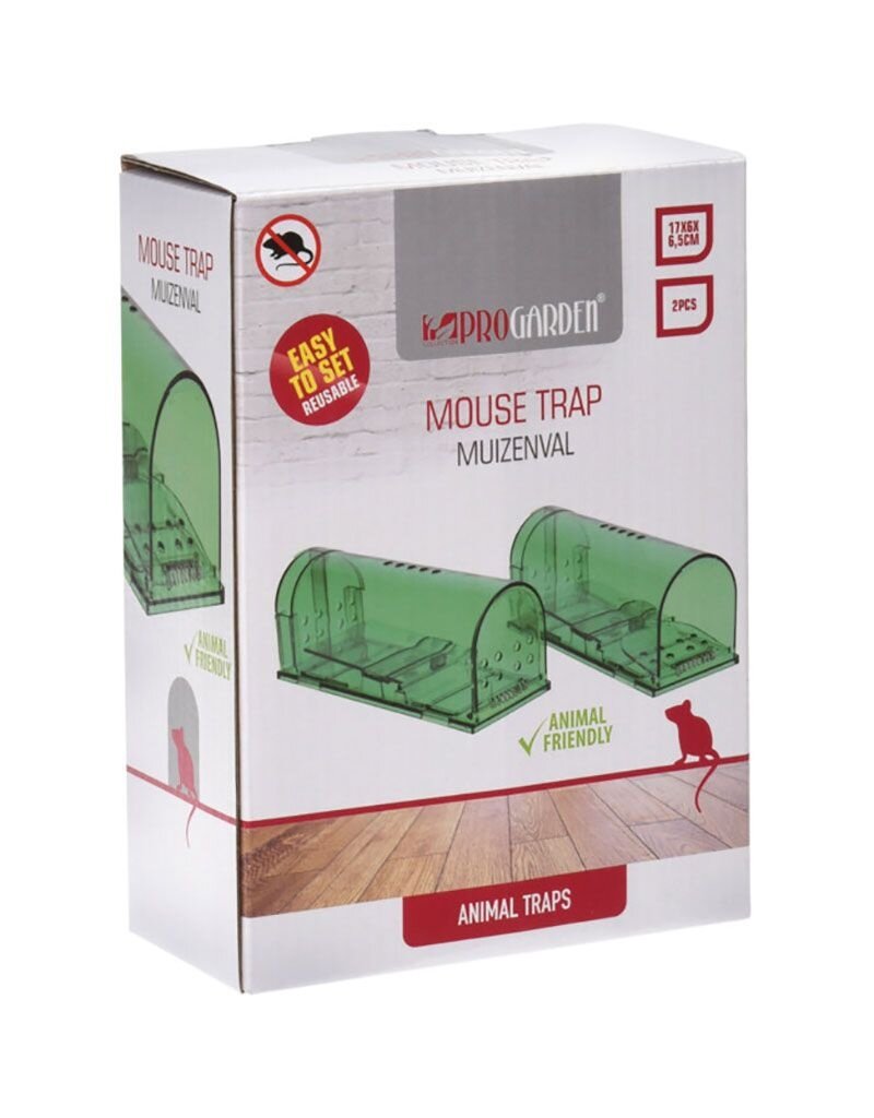 ProGarden Diervriendelijke Muizenvallen - 2 stuks