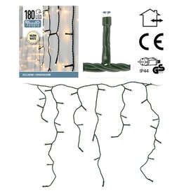 IJspegel verlichting 180 LED's - 6 meter - warm wit
