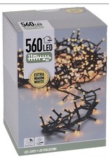 Micro Cluster 560 LED - 11m - met timer en dimmer - extra warm wit