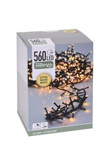 Micro Cluster 560 LED - 11m - met timer en dimmer - extra warm wit