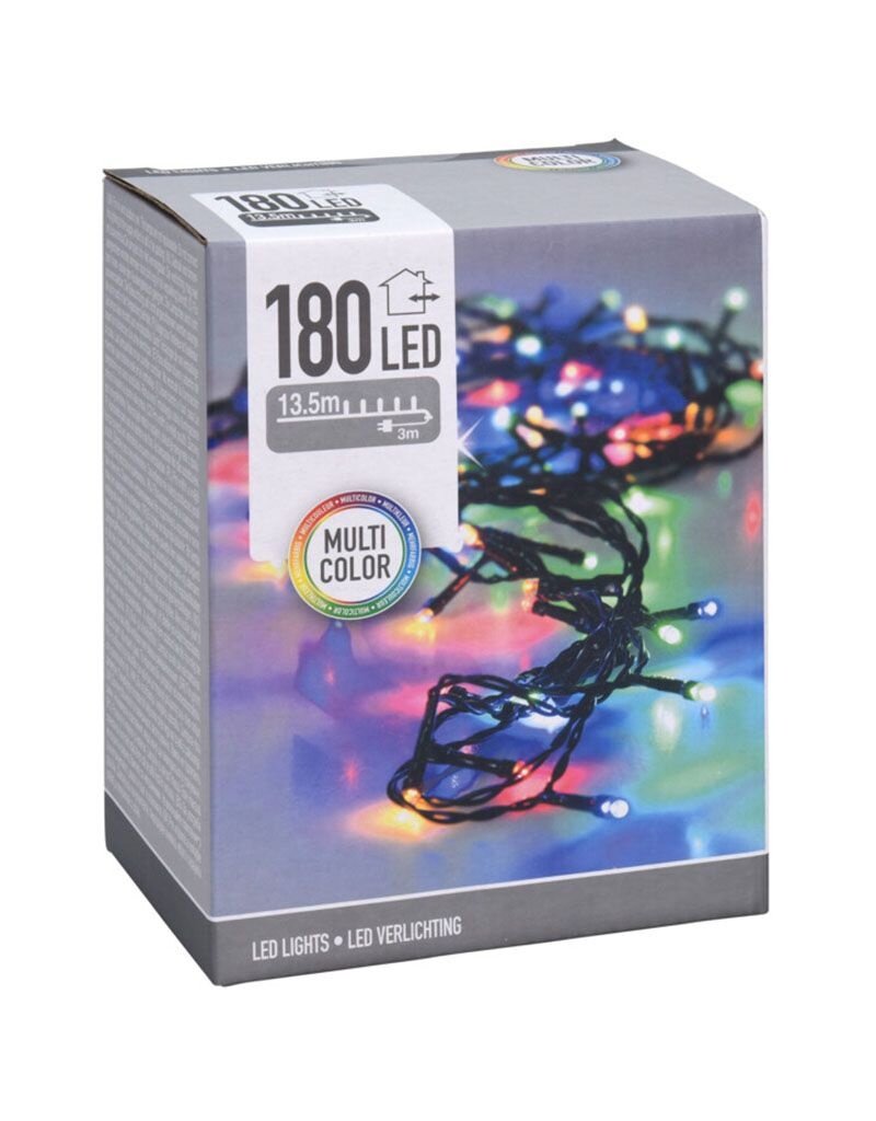 LED-verlichting - 180 LED's - 13.5 meter - multicolor
