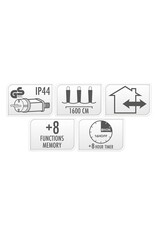 Microcluster - 800 led - 16m - two tone romantic - Timer - Lichtfuncties - Geheugen - Buiten