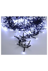 Maxi Cluster Kerstverlichting - 1200 led - 18m - wit - Timer - Lichtfuncties - Geheugen - Buiten