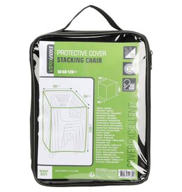 ProGarden Afdekhoes voor Stapelstoelen - Zware kwaliteit - Waterdicht - 68 x 68 x 120 cm