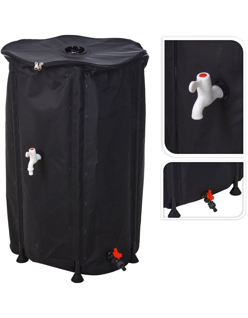 Regenton 250 liter - vouwbaar - 60x90cm