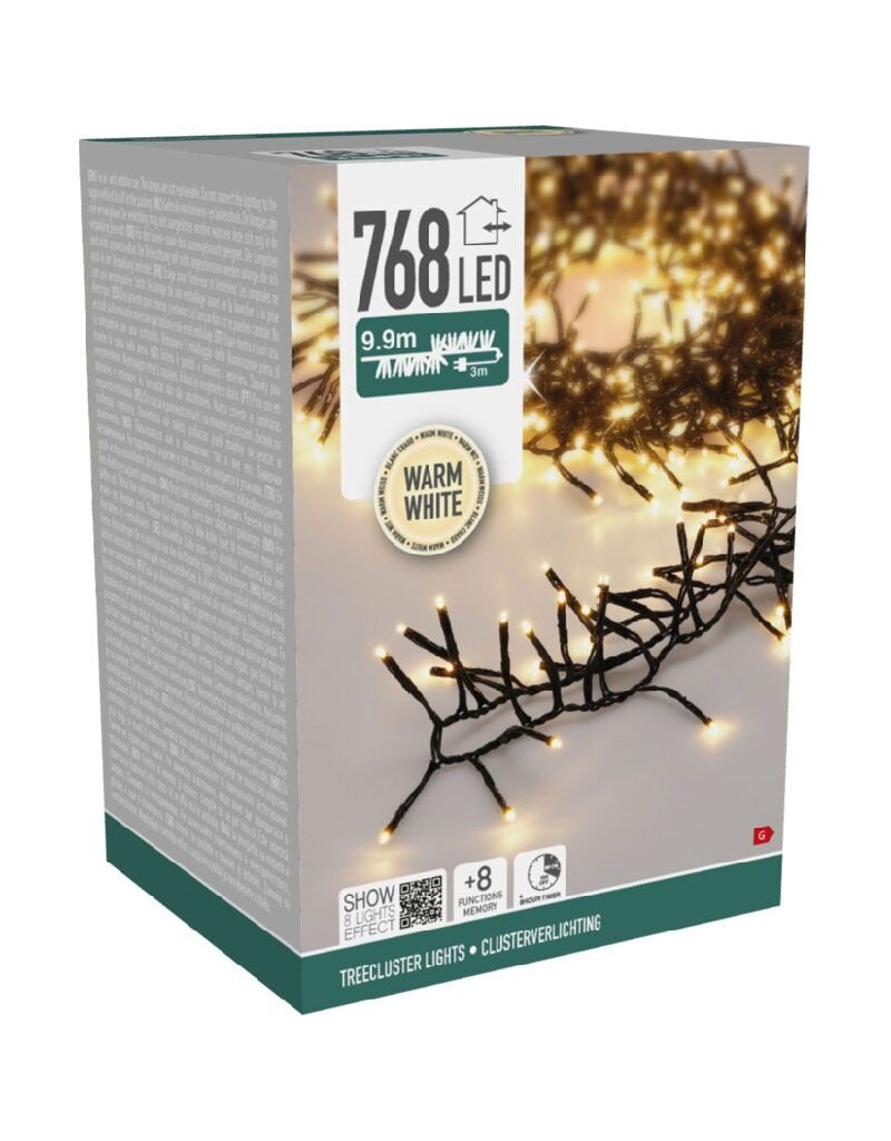 S.I.A. Treecluster Kerstboomverlichting - 768led - warm wit