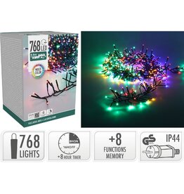 S.I.A. Treecluster Kerstboomverlichting - 768led - multicolor
